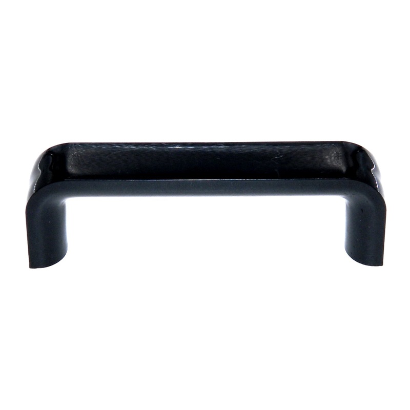 Amerock Elan Black 3 Ctr. Arch Pull Cabinet Handle BP8684-PBK