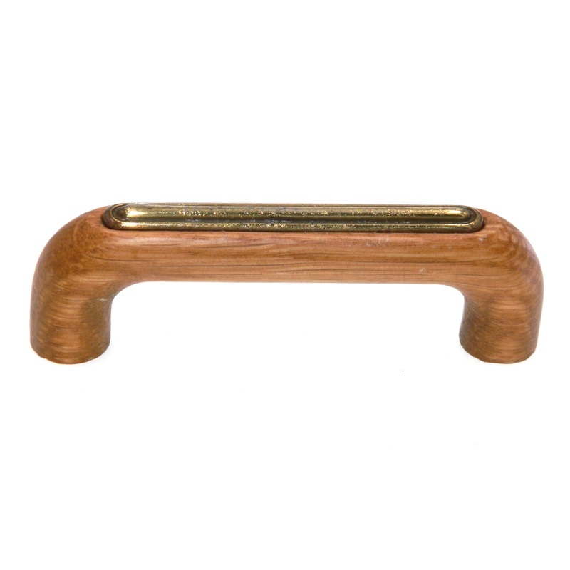 Amerock Finished Wood 3 1/2 Ctr. Arch Pull Cabinet Handle BP936C-FWD