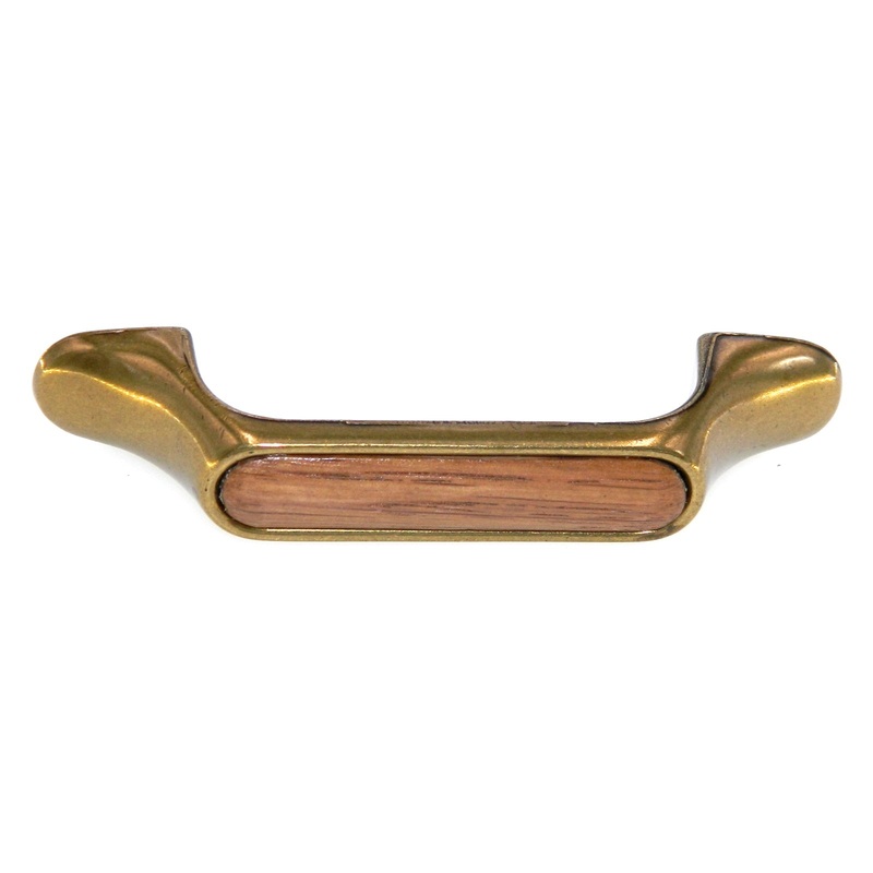 Amerock Finished Wood 3 Ctr. Arch Pull Cabinet Handle BP983-FWD