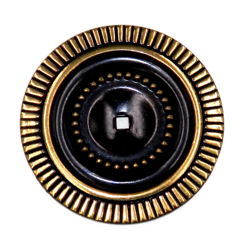 Amerock Furniture Trim Antique English 2 7/8 Cabinet Knob Backplate BP805-AE