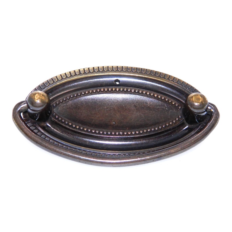 Amerock Furniture Trim Antique English 3 1/4 Ring Pull Cabinet Knob BP866-AE