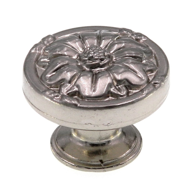 Amerock Natural Elegance 1 1/2 Sterling Nickel Cabinet Knob Pull BP1336-G9