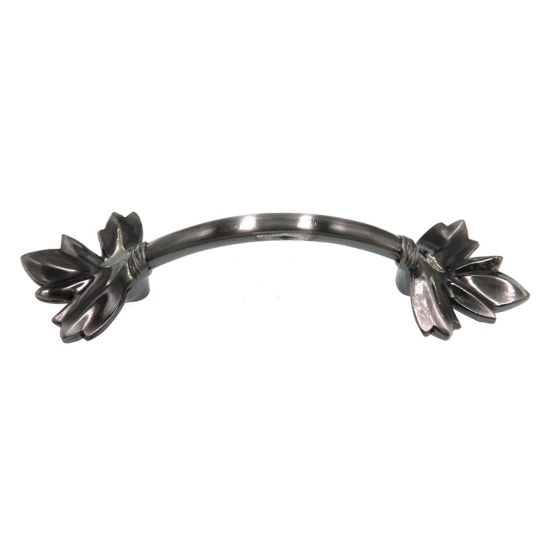 Amerock Nature’s Splendor Pewter 3cc Leaf Cabinet Handle Pull BP4451PWT
