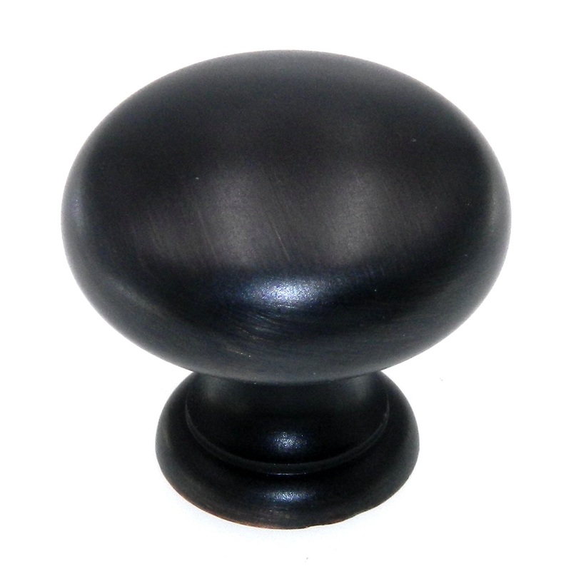 Amerock Oil-Rubbed Bronze Solid Brass Classics 1 1/4 Cabinet Knob BP1950-ORB