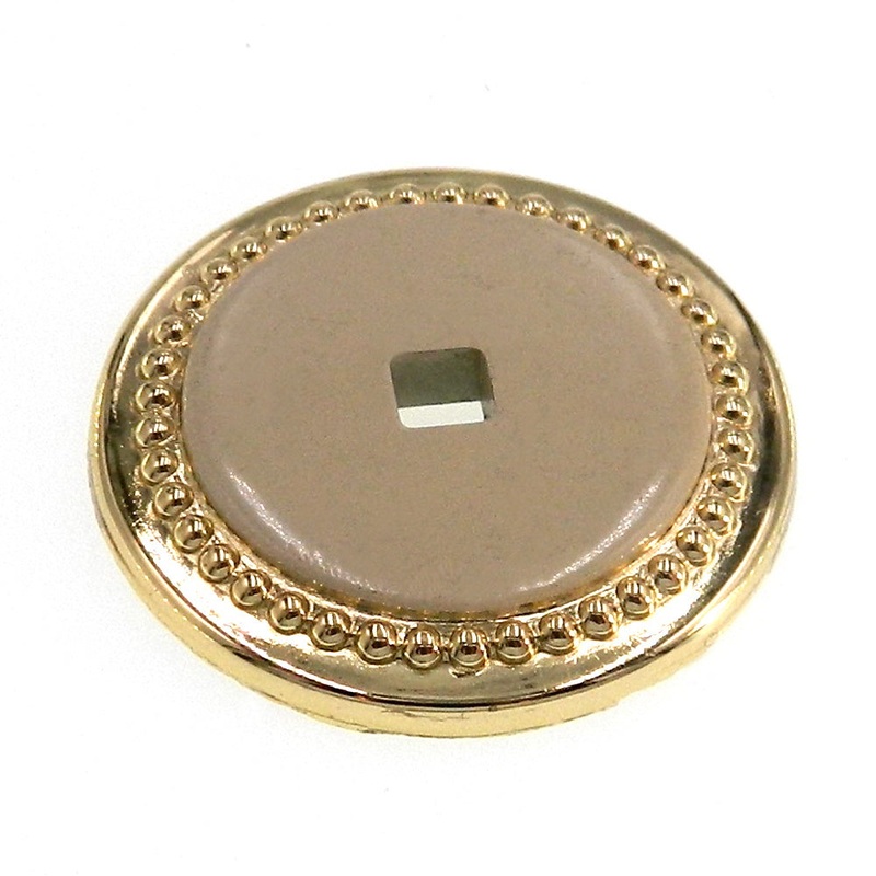 Amerock Polished Brass 1 1/2 Round Cabinet Knob Backplate BP30388-3A