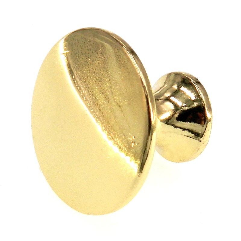 Amerock Traditional Classics Polished Brass 1 1/4 Round Cabinet Knob BP30412-3