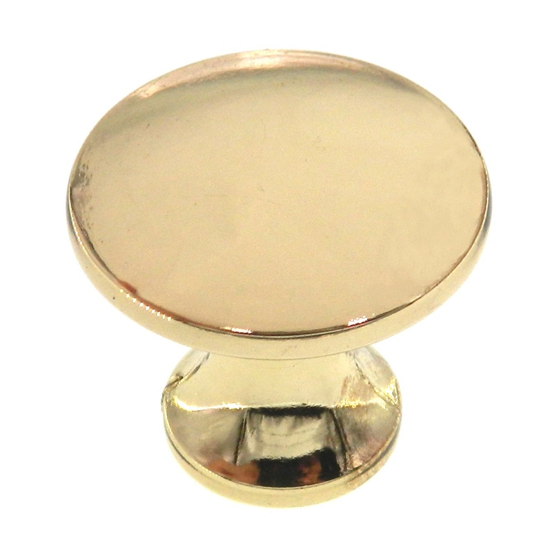 Amerock Traditional Classics Polished Brass 1 Round Cabinet Knob BP30410-3