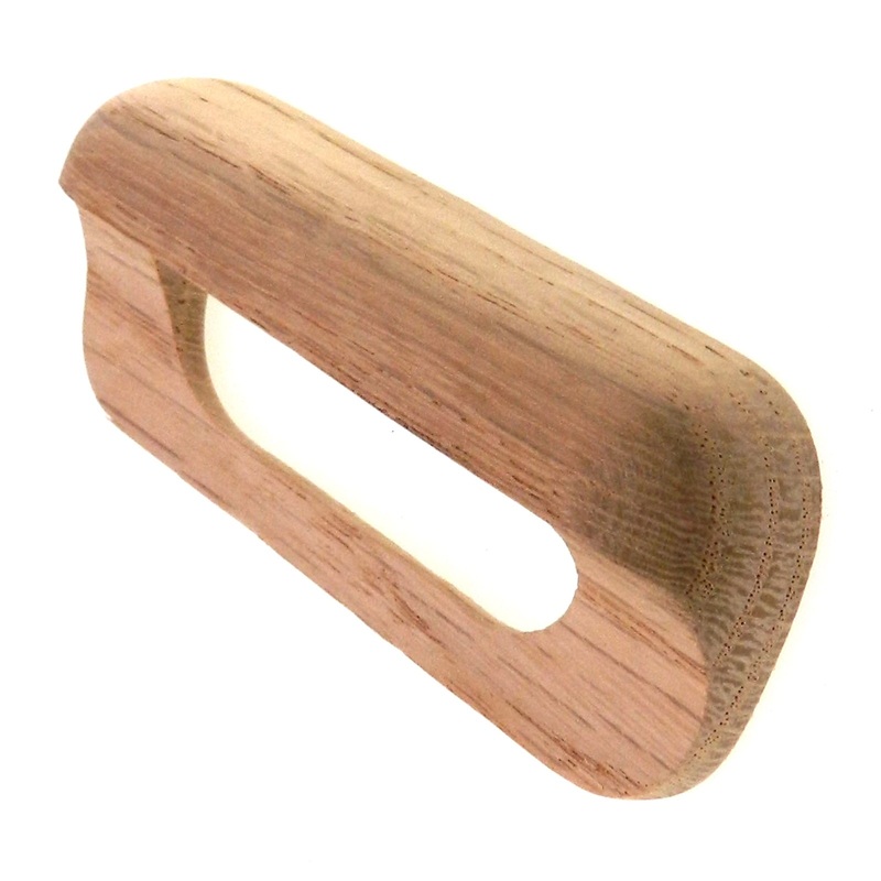 Amerock Unfinished Wood 3 3/4 (96mm) Ctr. Cup Pull Drawer Handle BP847-WD