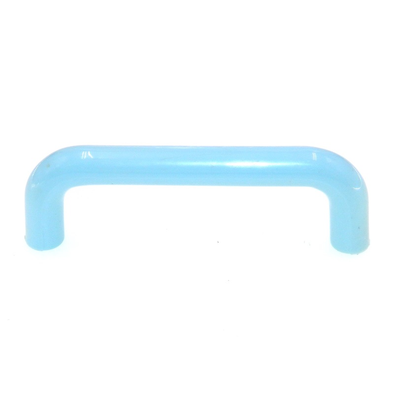 Vintage Amerock Plastics Blue 3 Ctr. Bar Pull Cabinet Handle BP803-PB