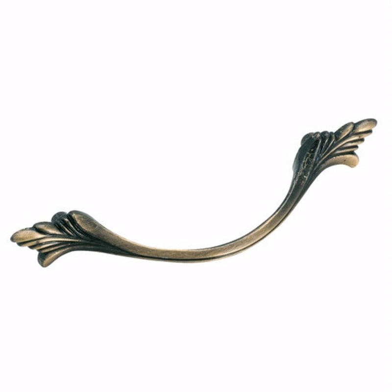 Amerock Allison Antique Brass 3cc Leaf Arch Furniture Drawer Pull 714ABS