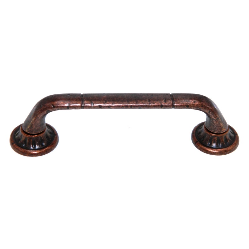 Amerock Ambrosia Rustic Bronze 3 3/4 (96mm) Ctr. Cabinet Handle BP4483-RBZ