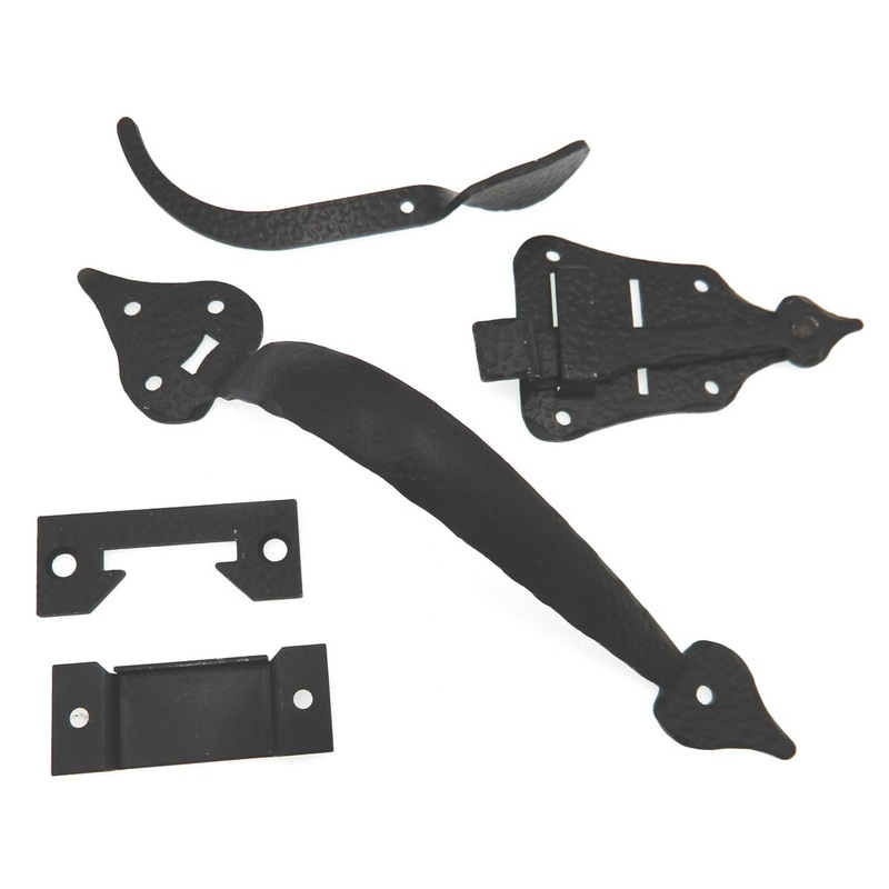 Amerock Colonial Black Cabinet Door Latch Reverse Bevel Box Strike C8512-CB