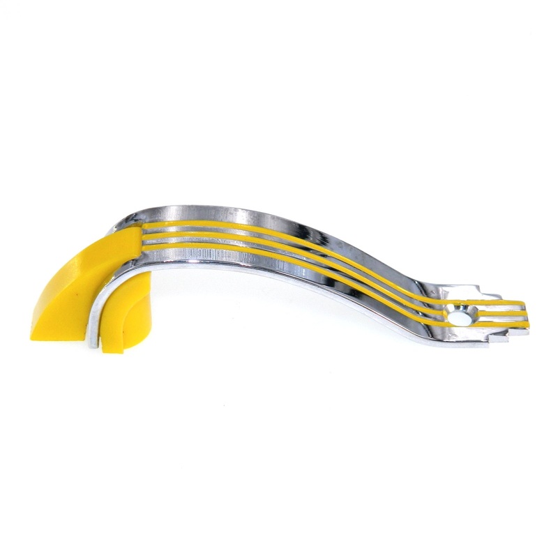 Amerock DeLuxe Polished Chromium 2 1/2 Ctr. Stripes Cabinet Arch Pull EO8215-YE