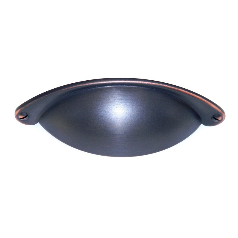 Amerock Essential’Z Oil Rubbed Bronze 2 1/2 Ctr. Drawer Cup Pull BP9365-ORB