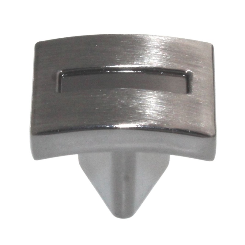 Amerock Evolutions 1 1/4 Pewter Square Cabinet Knob Pull BP4423-PWT