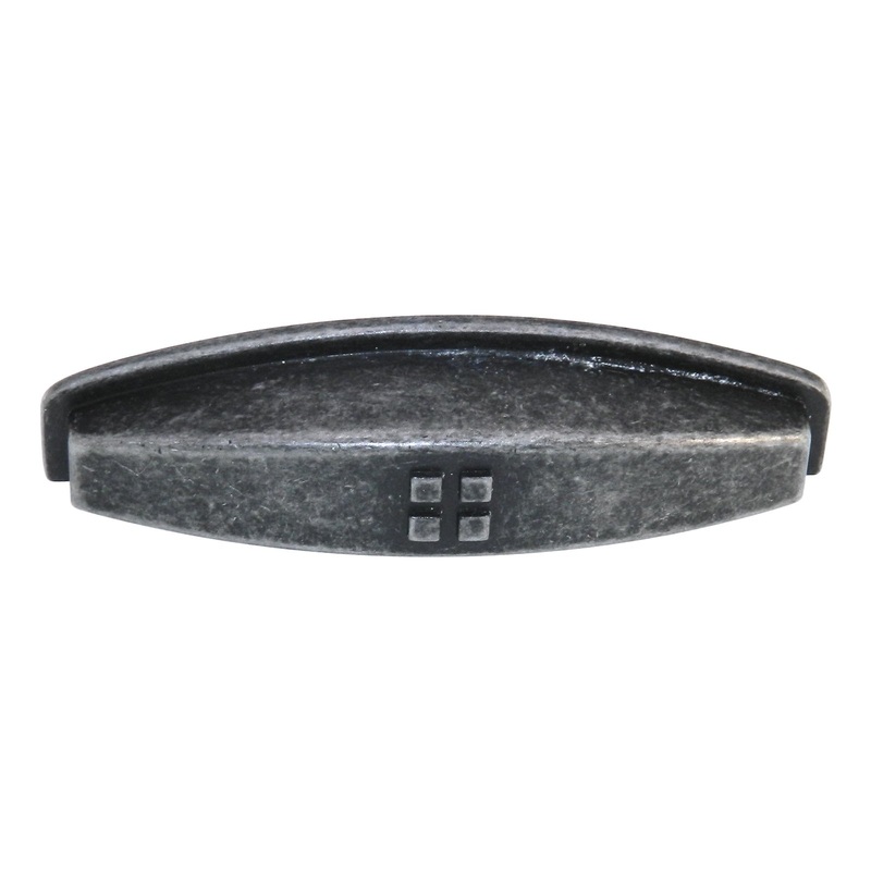 Amerock Forgings Wrought Iron Dark 3 Ctr. Drawer Cup Pull Handle BP4453-WID