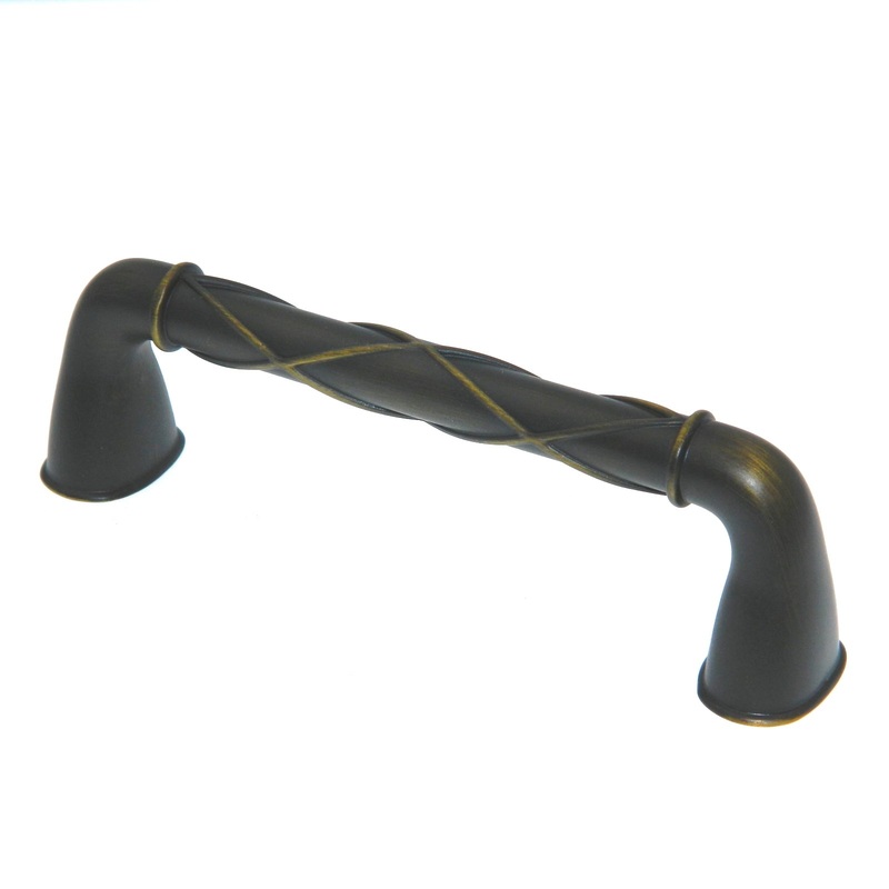 Amerock Lattice Roman Bronze 3 3/4 (96mm)cc Cabinet Handle Pull BP24235RB
