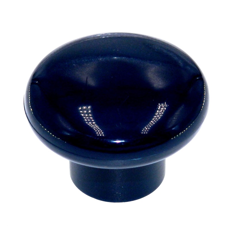 Amerock Plastics 1 3/8 Dark Blue Round Cabinet Knob Pull BP5421-BG