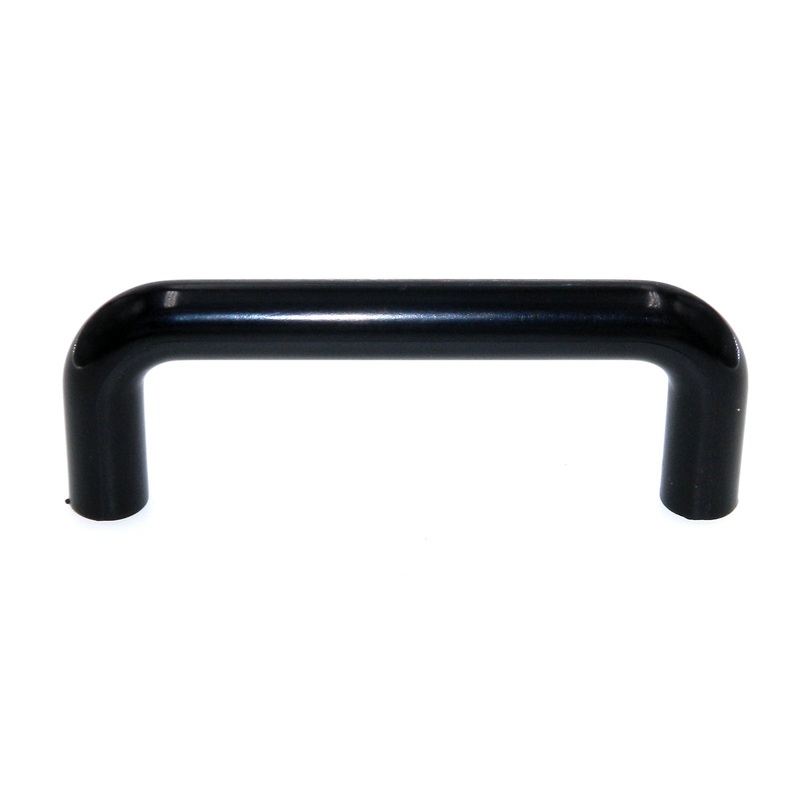 Amerock Plastics Black 3 Ctr. Cabinet Arch Pull Handle BP5430-BJ