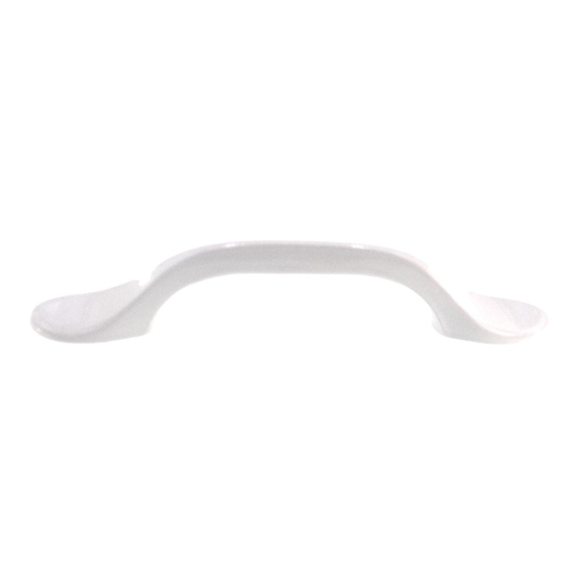 Amerock Traditional Classics White 3 Ctr. Cabinet Arch Pull Handle BP76280-GW