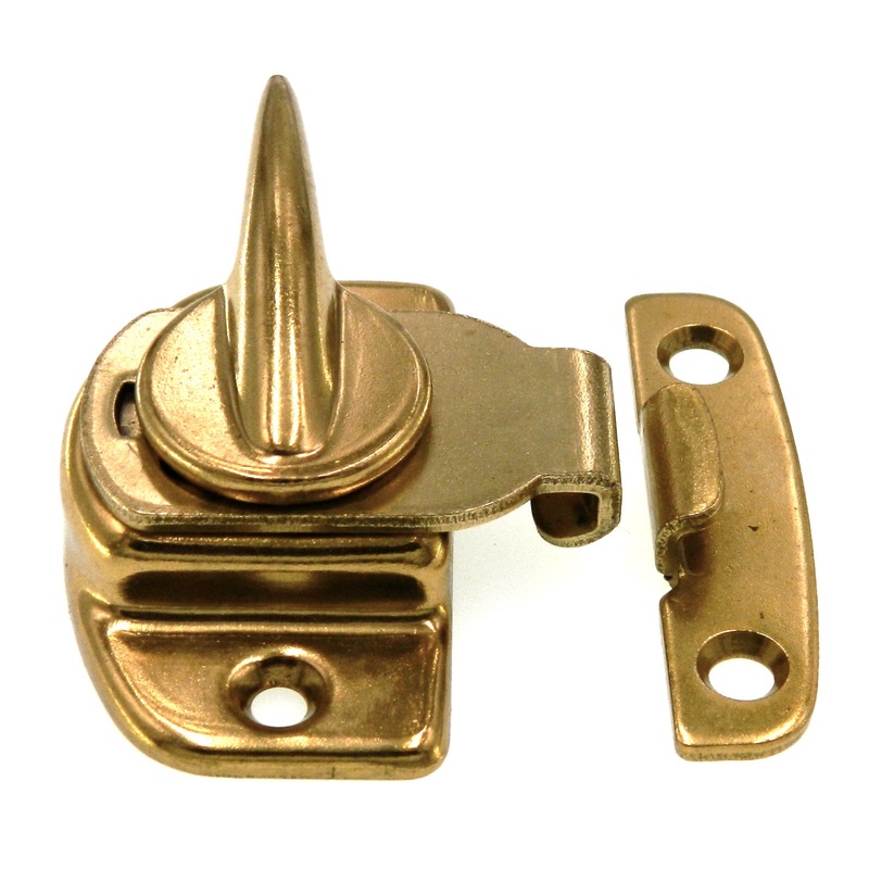 Amerock Window 2 1/2 Sash Lock in Polished Brass Steel, BP7020-3