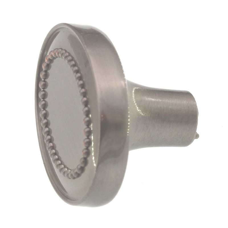 BP26133-G10 Satin Nickel 1 3/8 Oval Cabinet Knobs Pulls Amerock Opulence