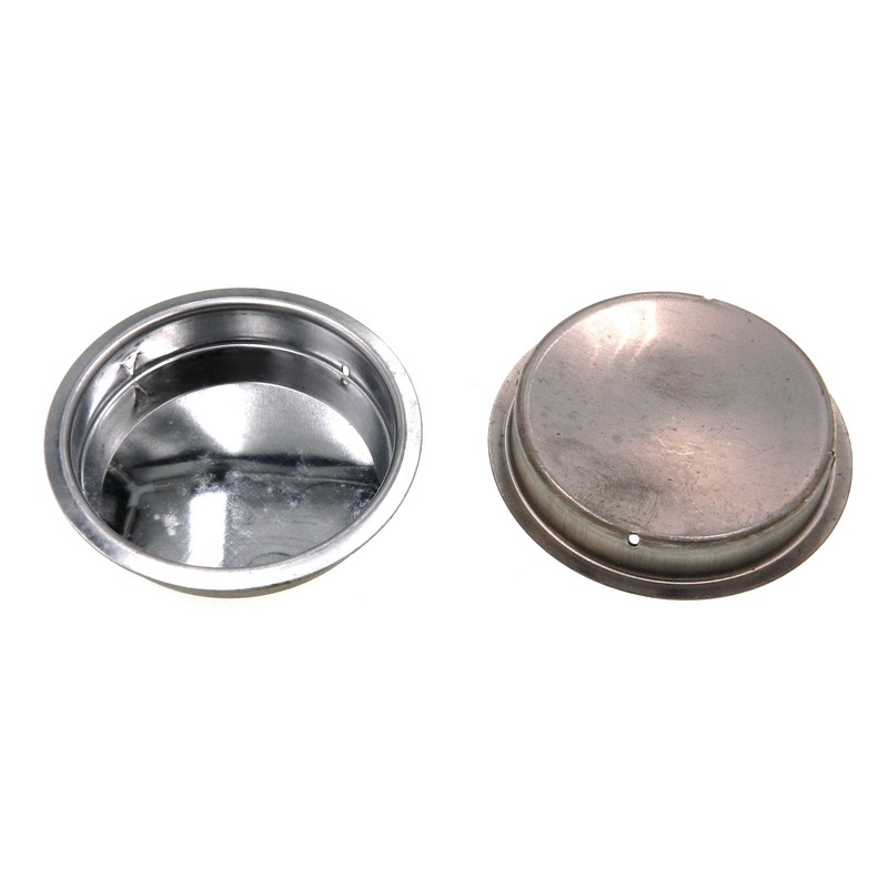 Pair Amerock Chrome Flush, Self Fastening Sliding Door Recessed Pulls AO2216-26