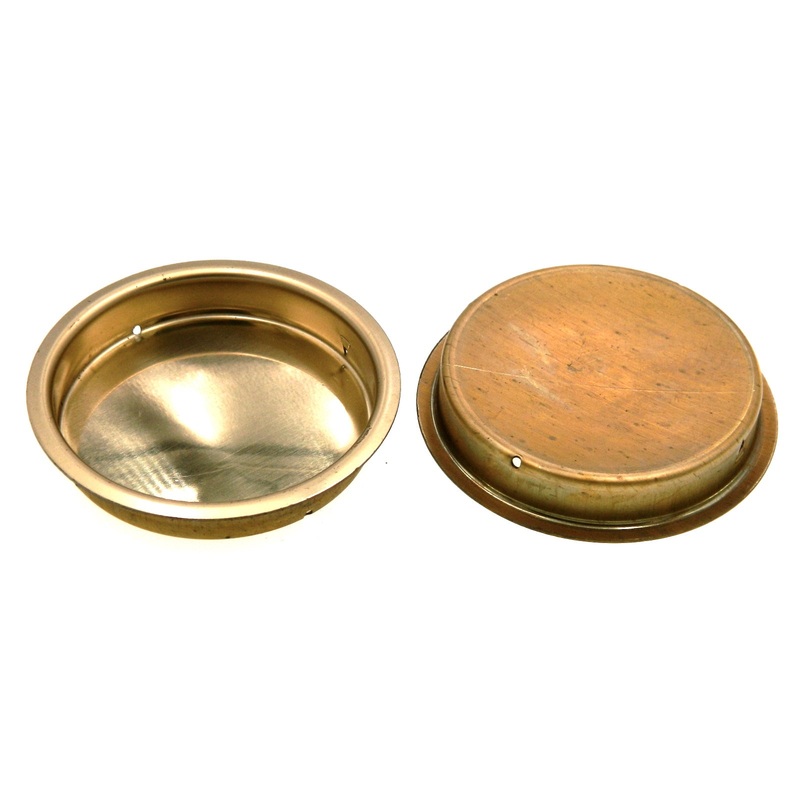 Pair Amerock Chrome Flush, Self Fastening Sliding Door Recessed Pulls AO2217-3