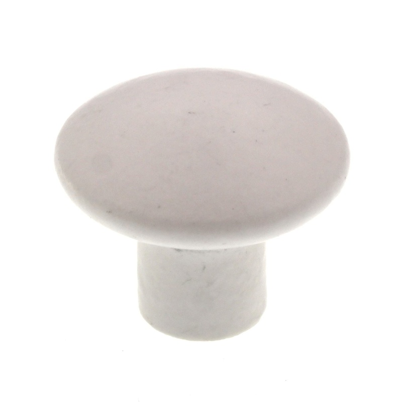 Amerock Ceramics White 1 3/8 Round Cabinet Knob Pull BP72002-WH