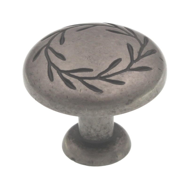 Amerock Nature’s Splendor Weathered Nickel 1 3/4 Round Cabinet Knob BP15812WN
