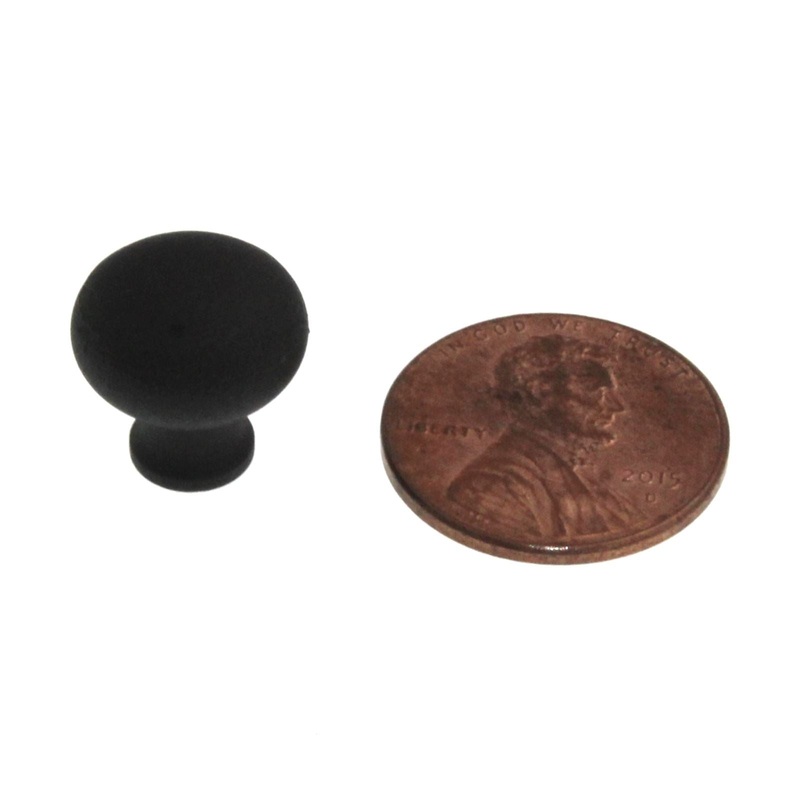 FKI Hardware Period Brass XX Small 1/2 Cabinet Knob Oil-Rubbed Bronze BK9-10B