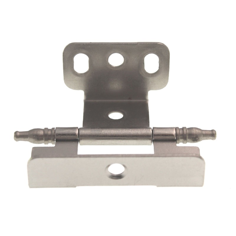 Hafele 3/4 Full Inset Wrap Hinge Matt Nickel Minaret Tip 351.86.600