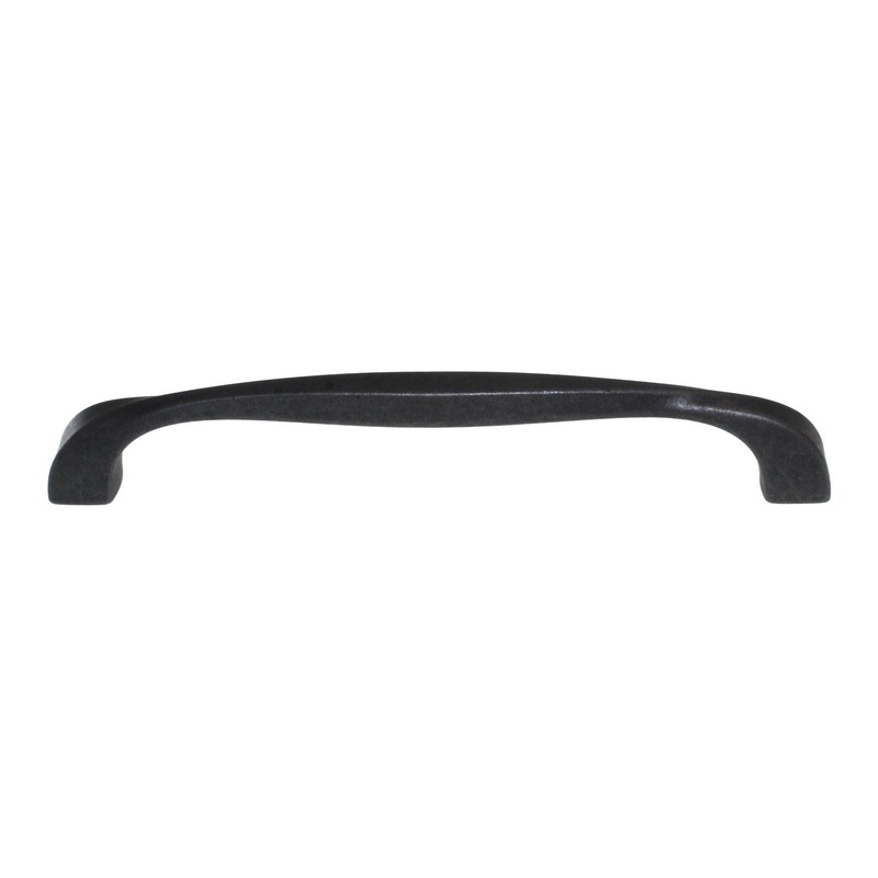 Hickory Hardware Twist Cabinet Pull 6 1/4 (160mm) Ctr Black Iron H076018-BI