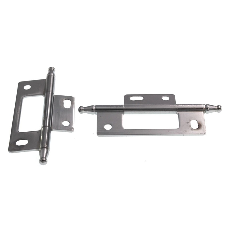 Pair Cliffside Non-Mortise Solid Brass 2 1/2 Butt Hinge Minaret Tip BH3A-NM