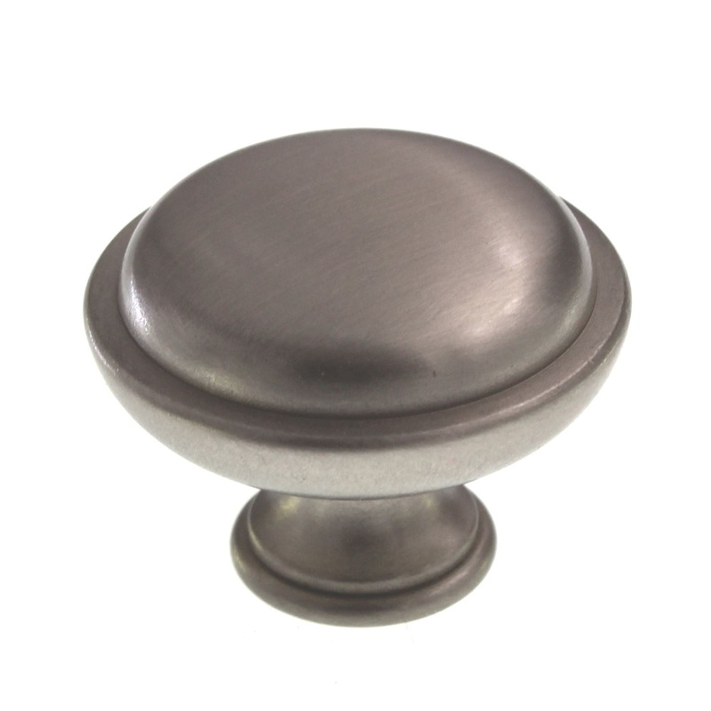 Solid Brass 1 1/2 Classic Brass Hutter Cabinet Knob 1146