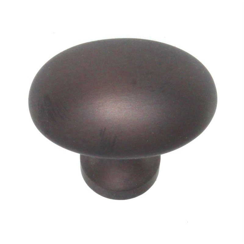 Solid Brass 1 7/32 Classic Brass Hutter Cabinet Knob 1196