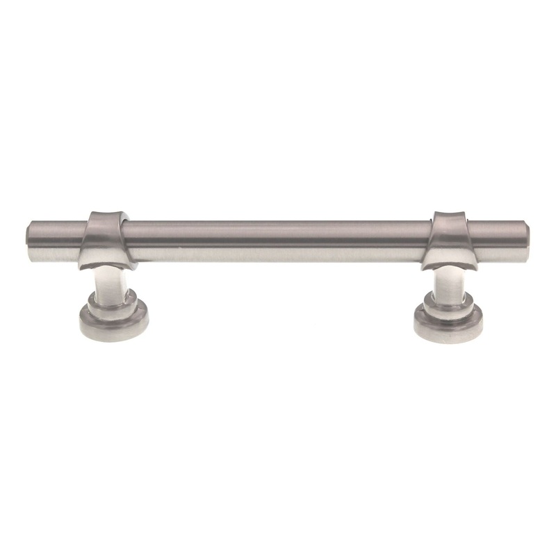 Top Knobs Asbury Bit Pull Bar Pull 3 3/4 (96mm) Ctr Brushed Satin Nickel M1288