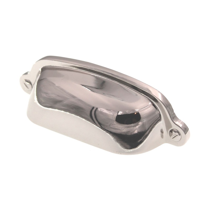Top Knobs Asbury Charlotte Drawer Cup Pull 2 9/16 Ctr Polished Nickel M1301
