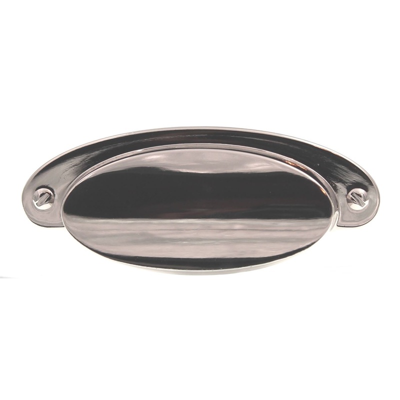 Top Knobs Asbury Dakota Drawer Cup Pull 2 9/16 Ctr Polished Nickel M1299