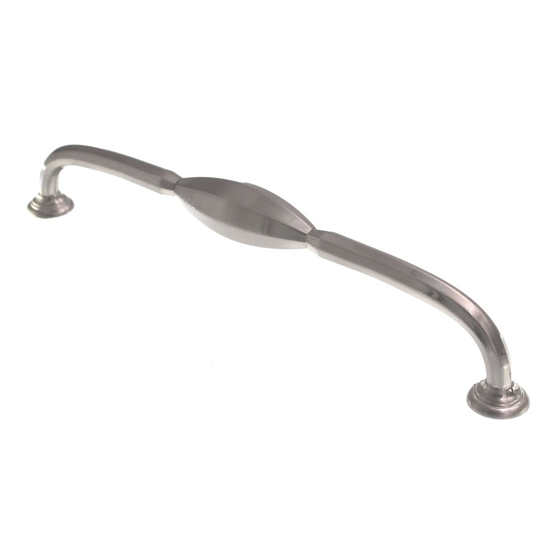 Top Knobs Chareau D Pull 8 13/16 (224mm) Ctr Brushed Satin Nickel TK233BSN