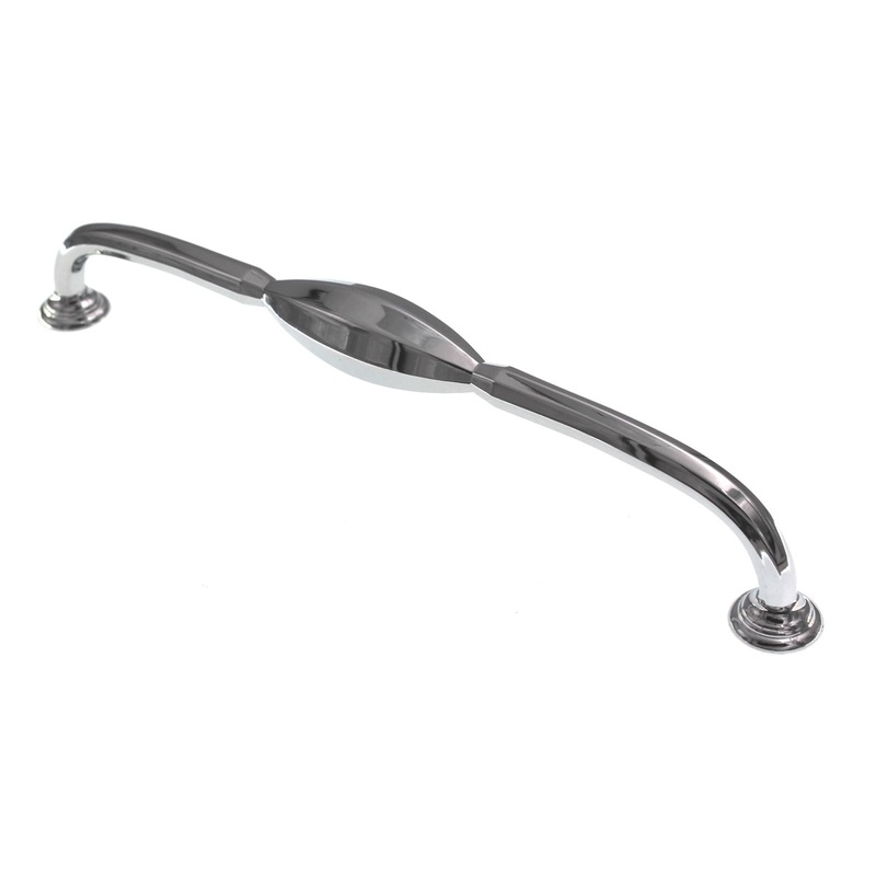 Top Knobs Chareau D Pull 8 13/16 (224mm) Ctr Polished Chrome TK233PC
