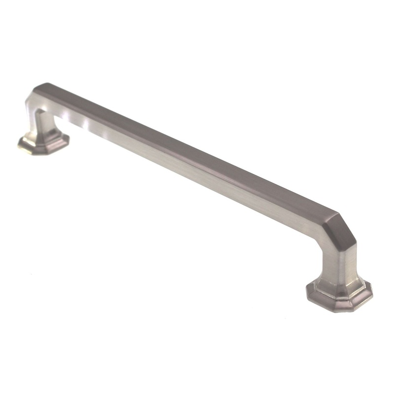 Top Knobs Chareau Emerald Cabinet Arch Pull 7 Ctr Brushed Satin Nickel TK289BSN