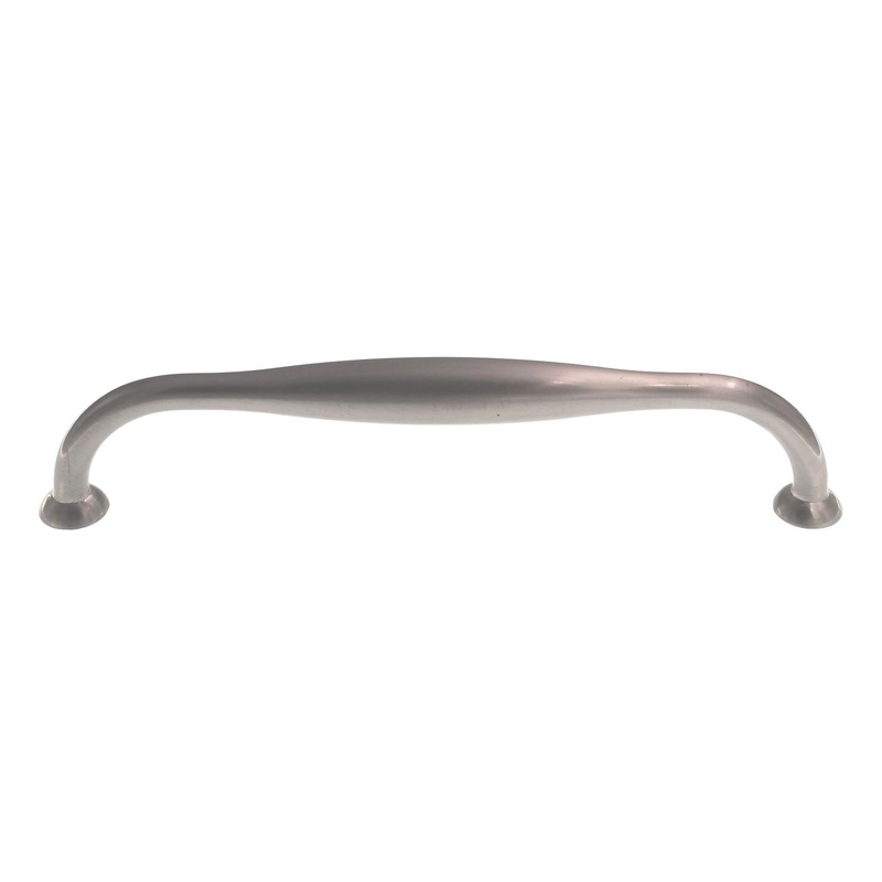Top Knobs Chareau Shrewsbury Arch Pull 7 1/2 Ctr Brushed Satin Nickel TK383BSN