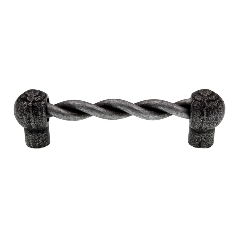 Top Knobs Chateau Thames Cabinet Bar Pull 3 3/4 (96mm) Ctr Pewter Antique M446