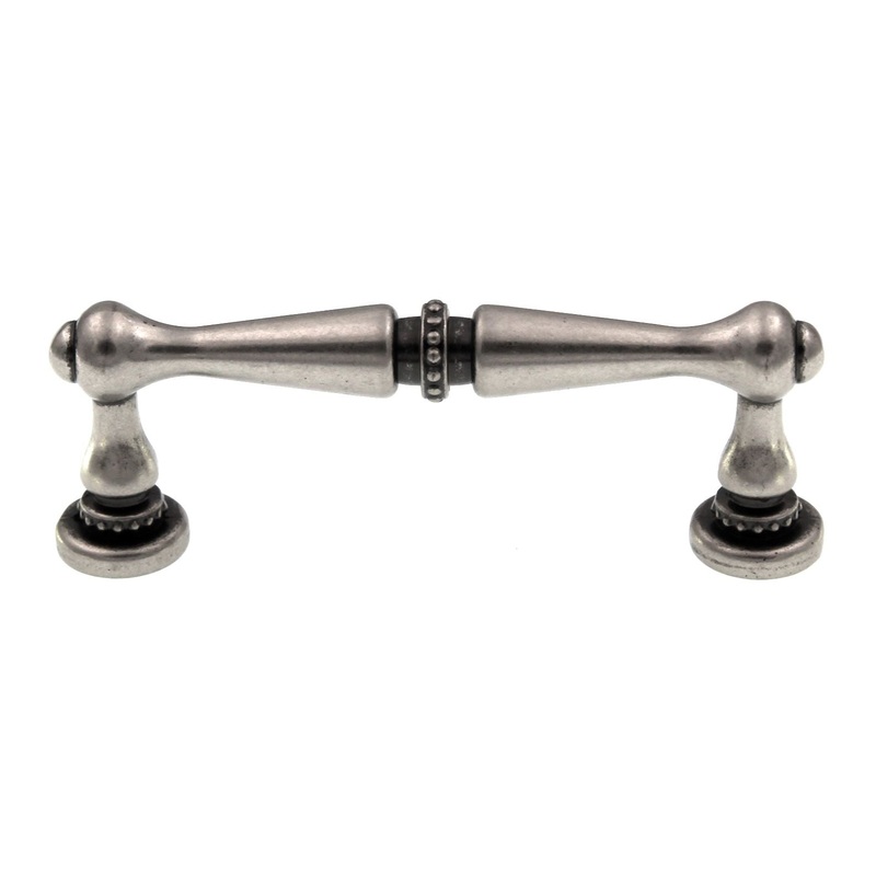 Top Knobs Edwardian Cabinet Bar Pull 3 Ctr Pewter Antique M1721