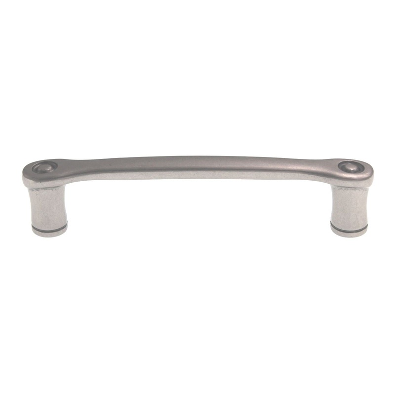 Top Knobs Edwardian Link Cabinet Arch Pull 3 3/4 (96mm) Ctr Pewter Antique M968