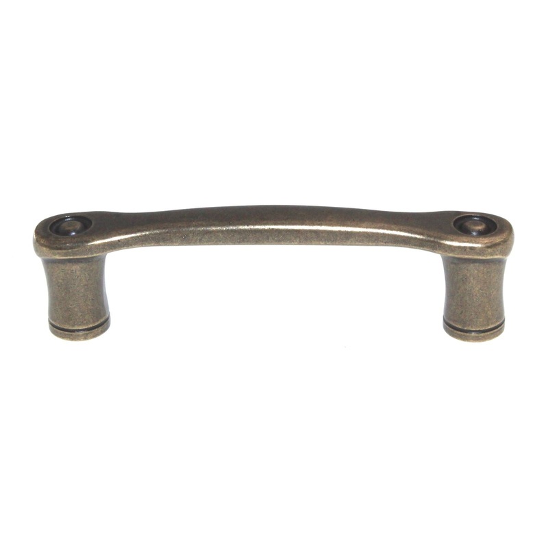 Top Knobs Edwardian Link Cabinet Arch Pull 3 Ctr German Bronze M972