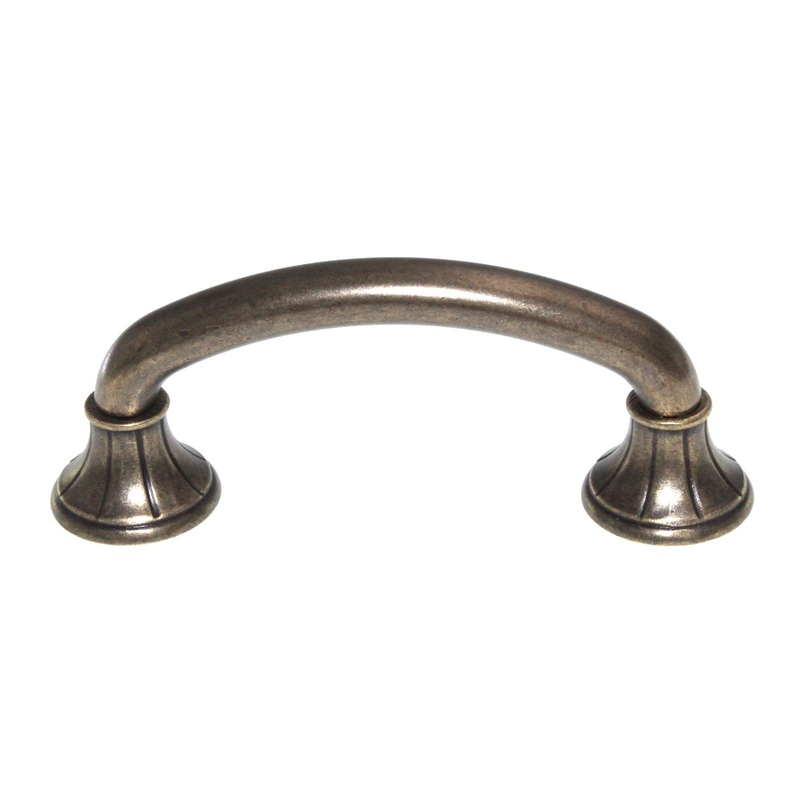 Top Knobs Edwardian Lund Cabinet Arch Pull 3 Ctr German Bronze M963