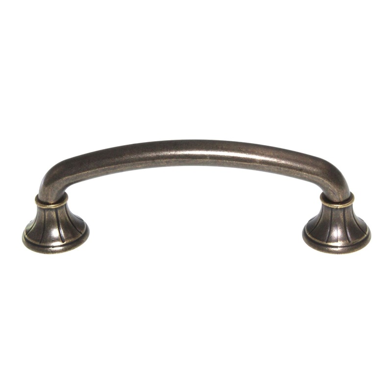 Top Knobs Edwardian Lund Cabinet Arch Pull 4 Ctr German Bronze M966