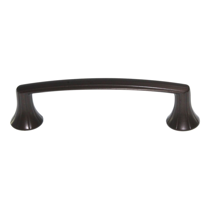 Top Knobs Edwardian Rue Cabinet Pull 3 3/4 (96mm) Ctr Oil-Rubbed Bronze M958